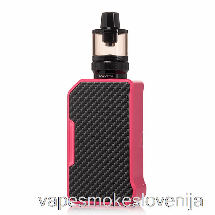 Vape Slovenija Dovpo Mvp 220w Starter Kit Ogljikova Vlakna Roza